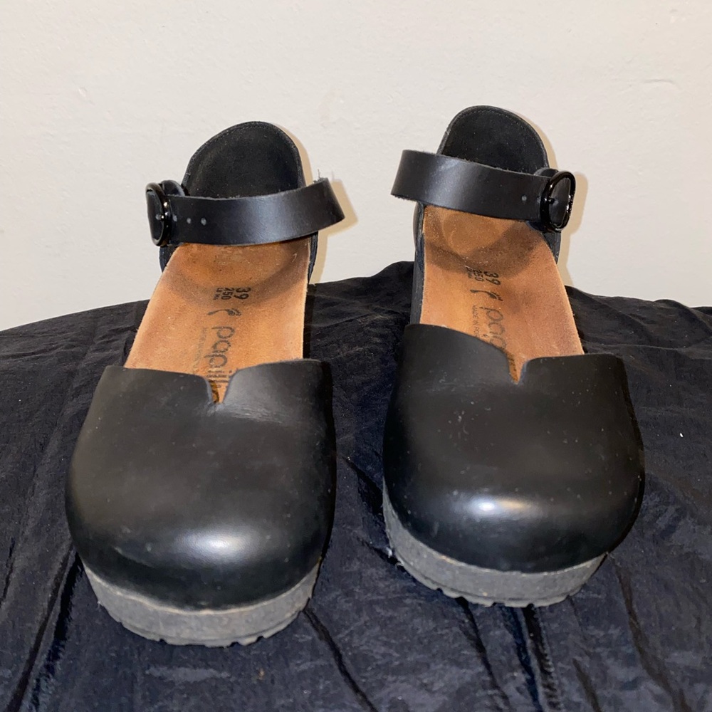 Birkenstock Black Wedge Shoes